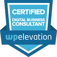 WP Elevation Certified Digital Business Consultant Badge